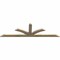 Ekena Millwork Richland Rough Sawn Timber Gable Bracket, Douglas Fir, 84"W x 24"H x 2"D x 4"F, 7/12 Pitch GBW084X24X0204RIC00RDF - alternate 3
